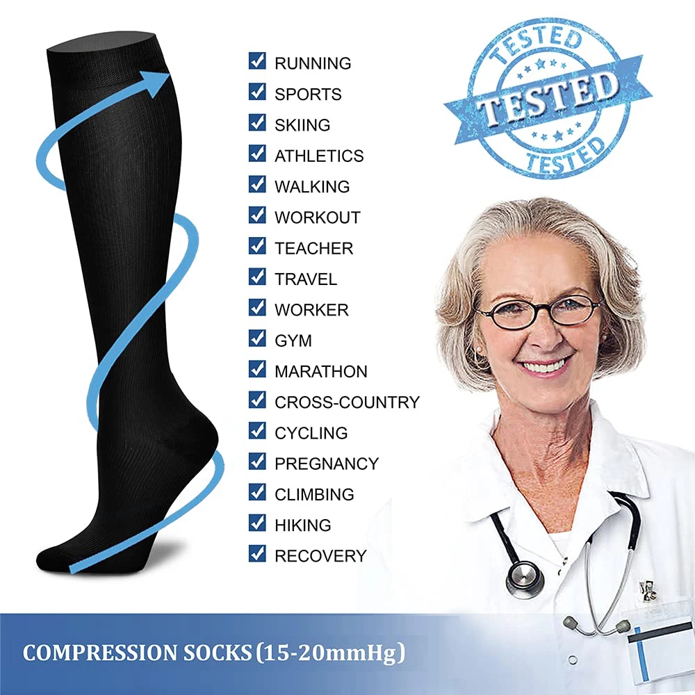 1 пара компрессионных носков д – обзор и цена Compression Sock Medical