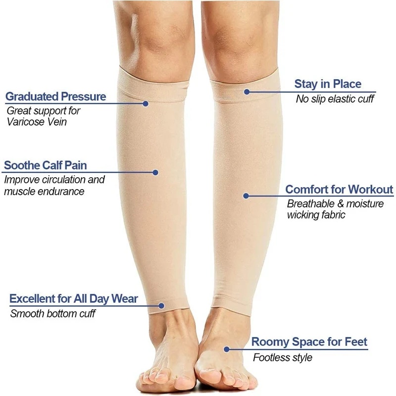 Компрессионные гольфы без стоп – обзор и цена Compression Sleeve Calf